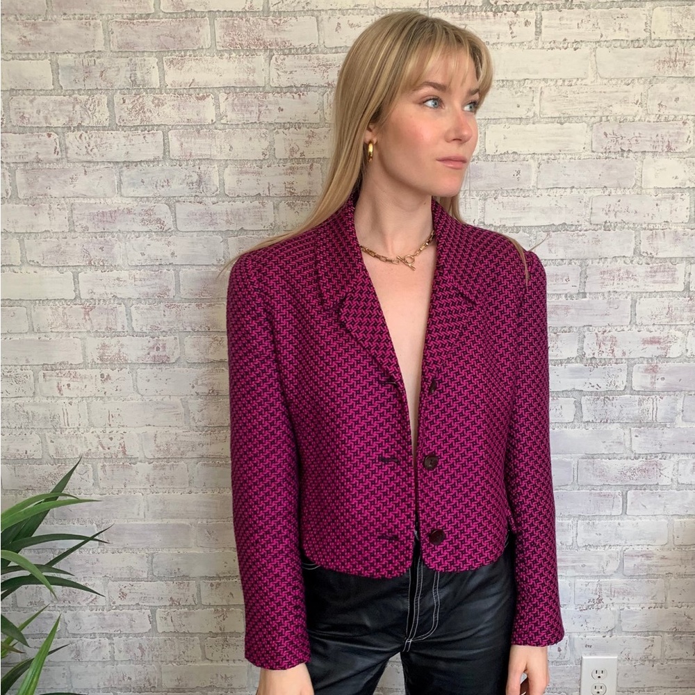 Vintage 100% Silk Blazer
